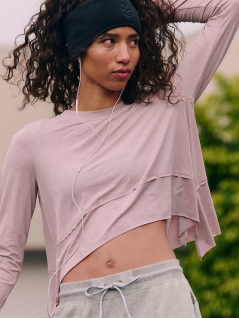 Free People FP Movement Tempo Long Sleeve Top Size Medium